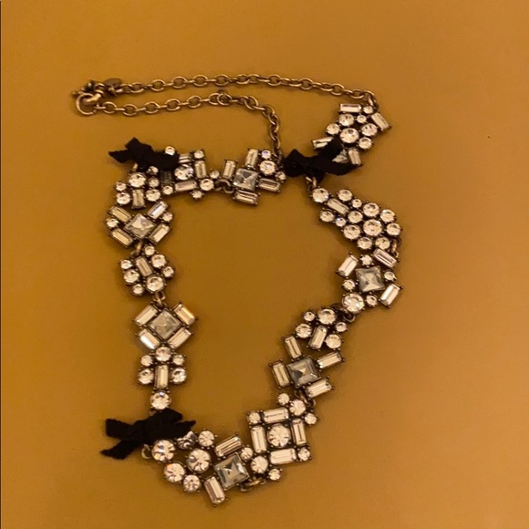 J Crew rhinestone deco necklace - Picture 1 of 4